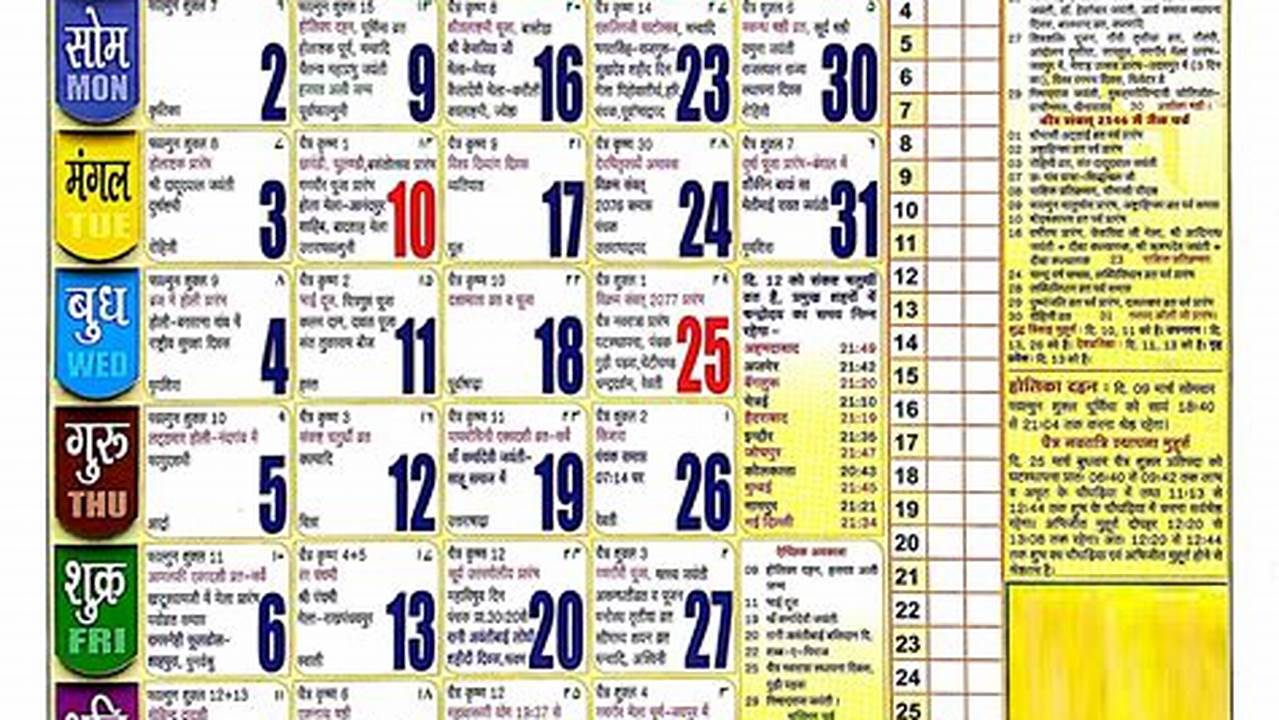 22 Jan 2024 Hindu Calendar 2024 Calendar., 2024