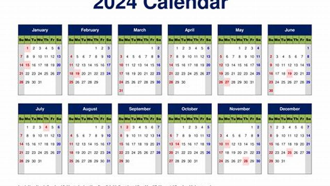 22024 Calendar Printable Free Pdf Monthly Fee