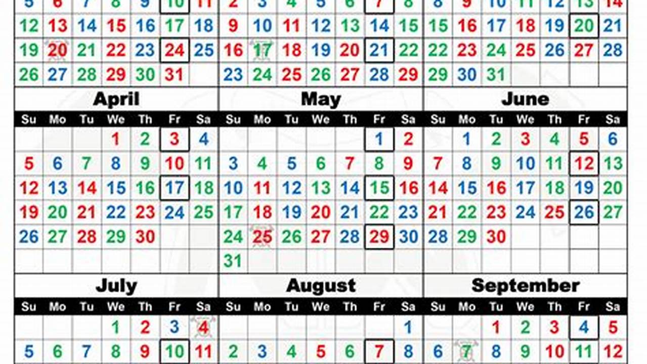 24/72 Schedule Calendar