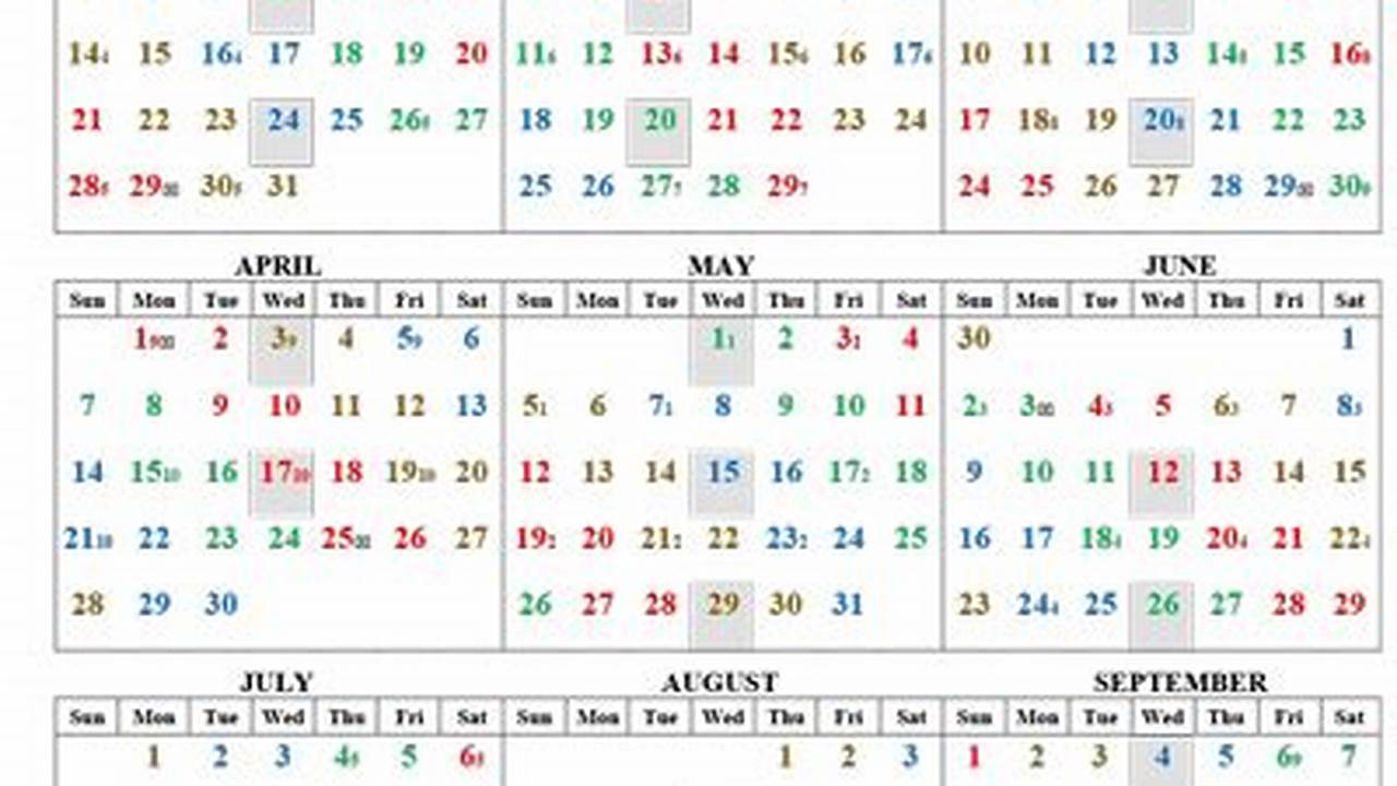 24/72 Shift Calendar 2024