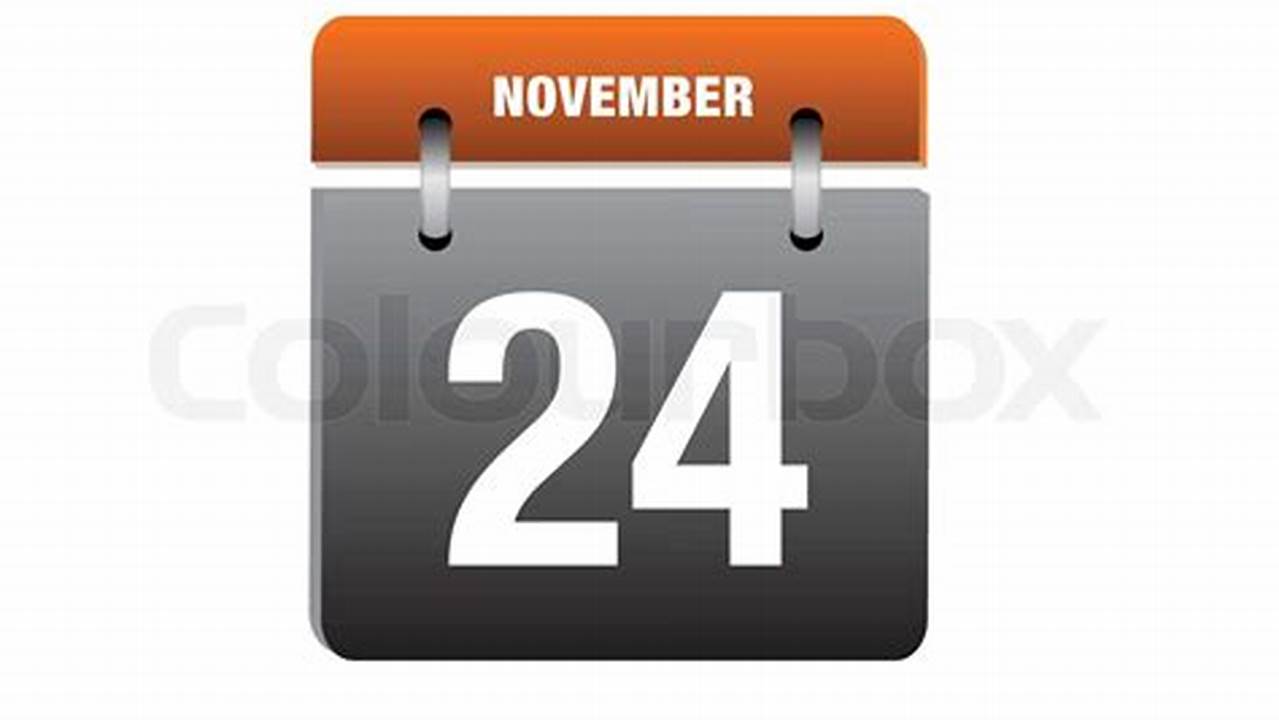 24 November Calendar