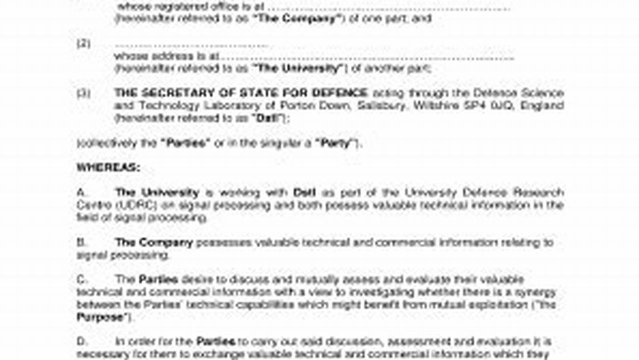 3-Way Non-Disclosure Agreement Template: Understanding and Using It