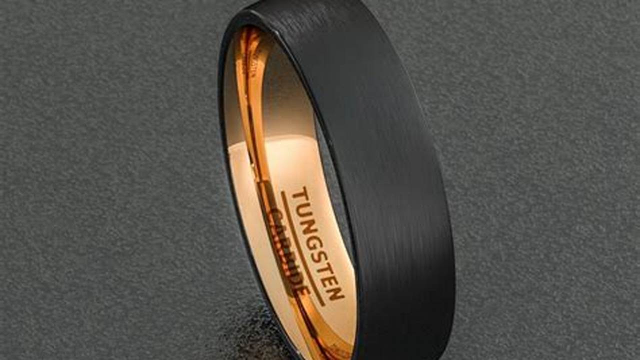Uncover the Allure of Tungsten: Discover the 6mm Men's Wedding Band