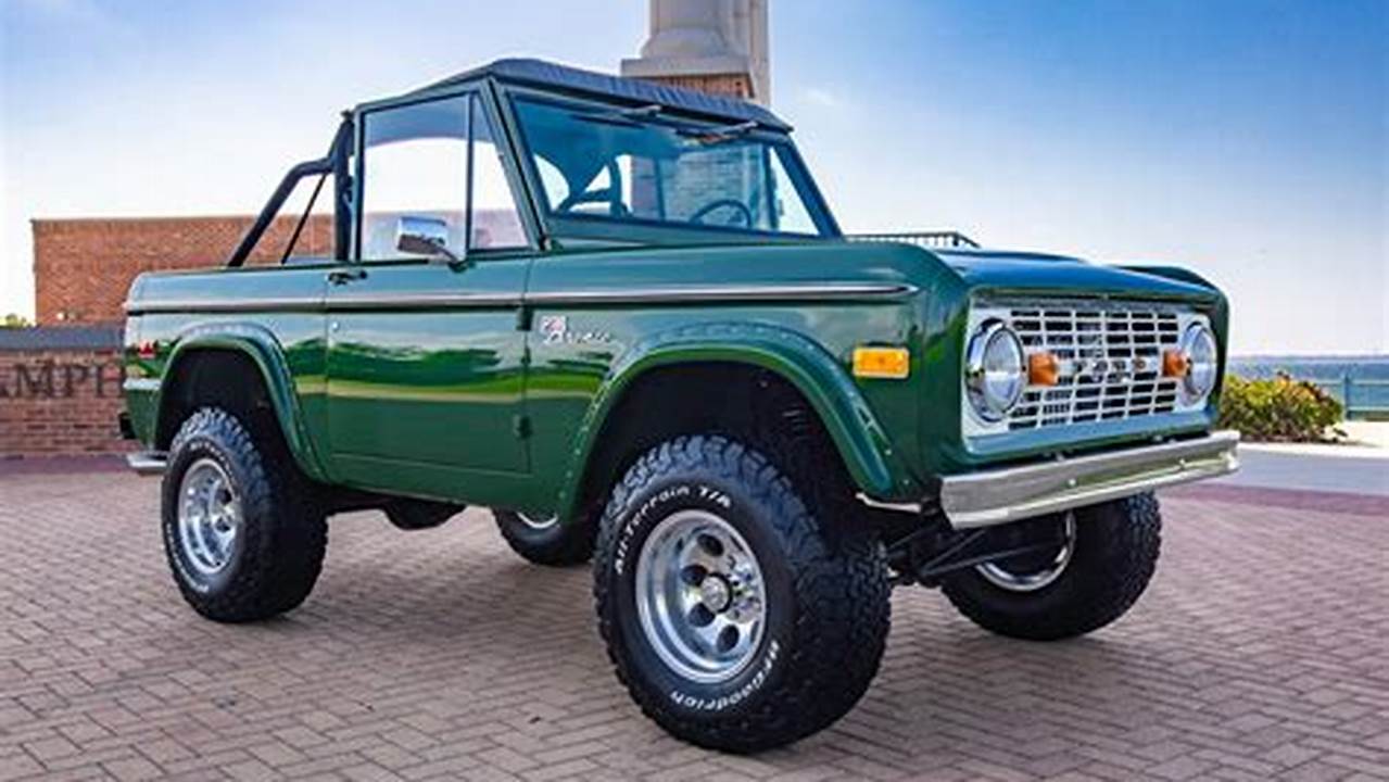 Unveiling the Secrets of the '71 Ford Bronco: An Adventure Unveiled