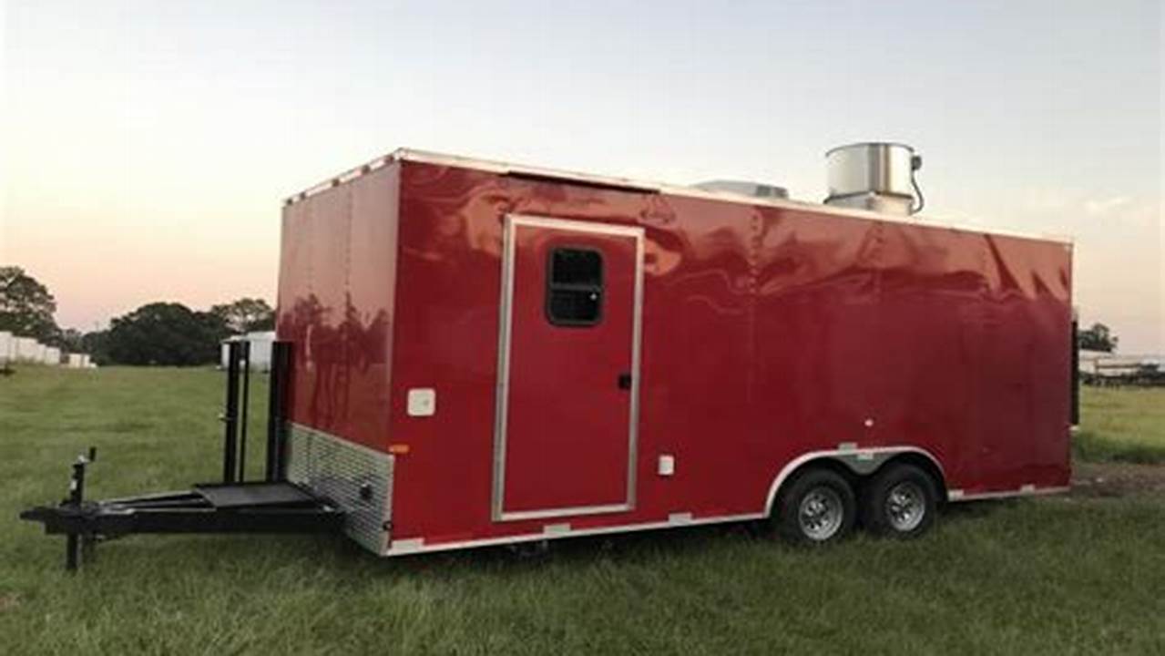 8.5 X 20 Concession Trailer X 7Ft 0″ Inside Height (8.5 X 23 With Tongue) Available In, 2024