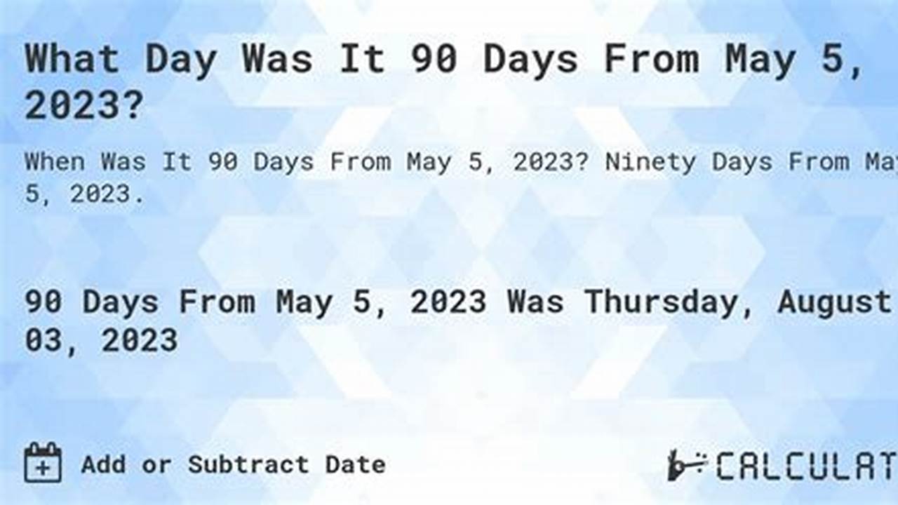 90 Days From 5/11/2024