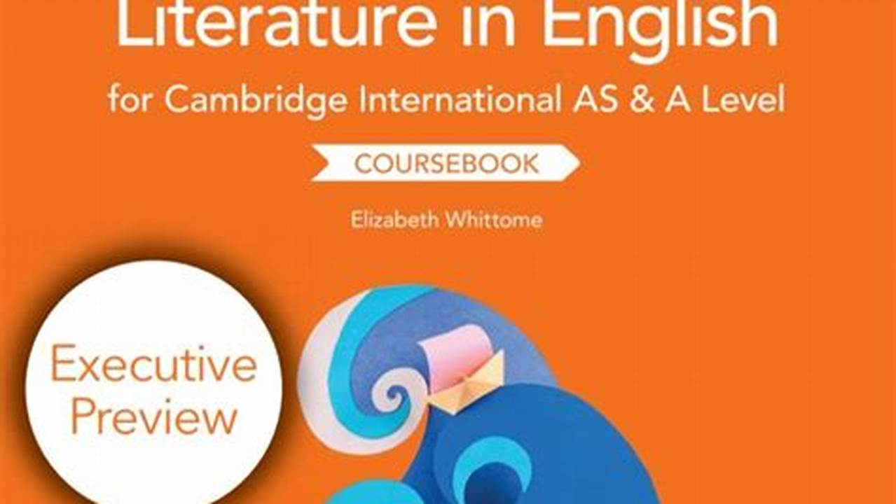 A Level English Literature Books 2024