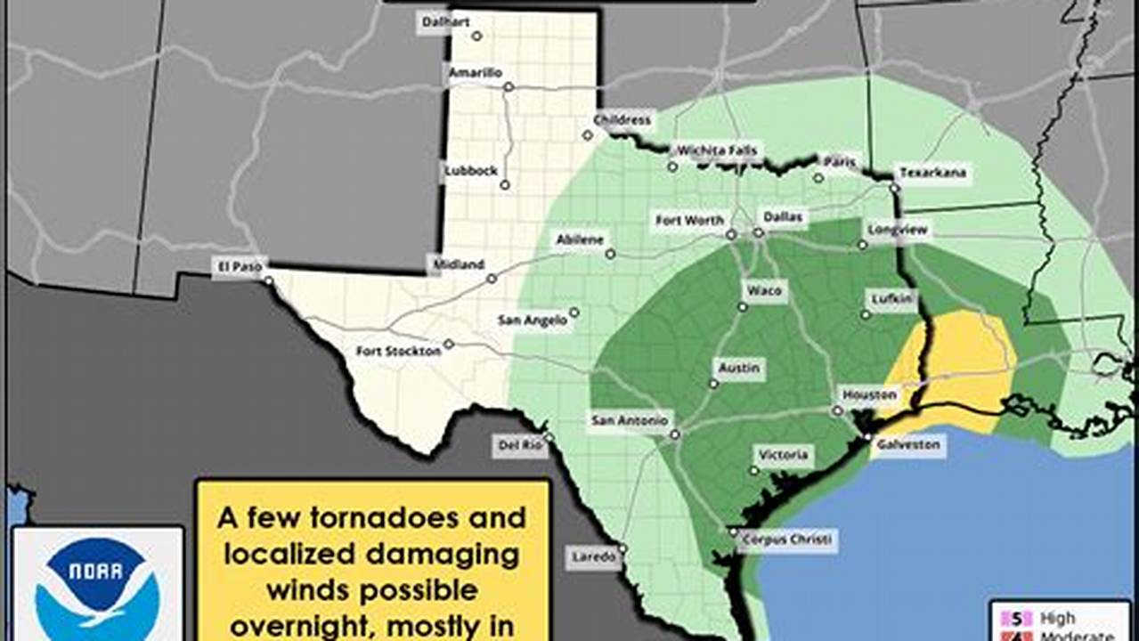 A Tornado Watch Is In Effect For Southeast Texas And The Golden Triangle Through 9 Pm., 2024