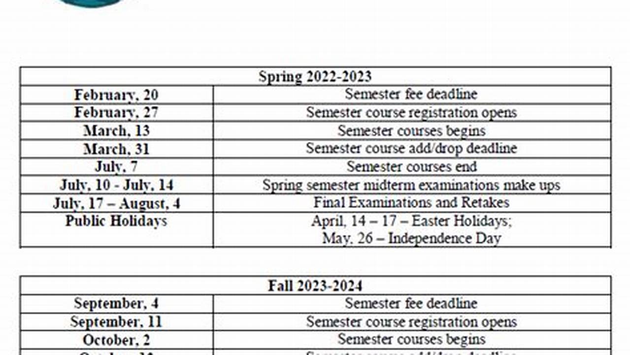 Academic Calendar East West University