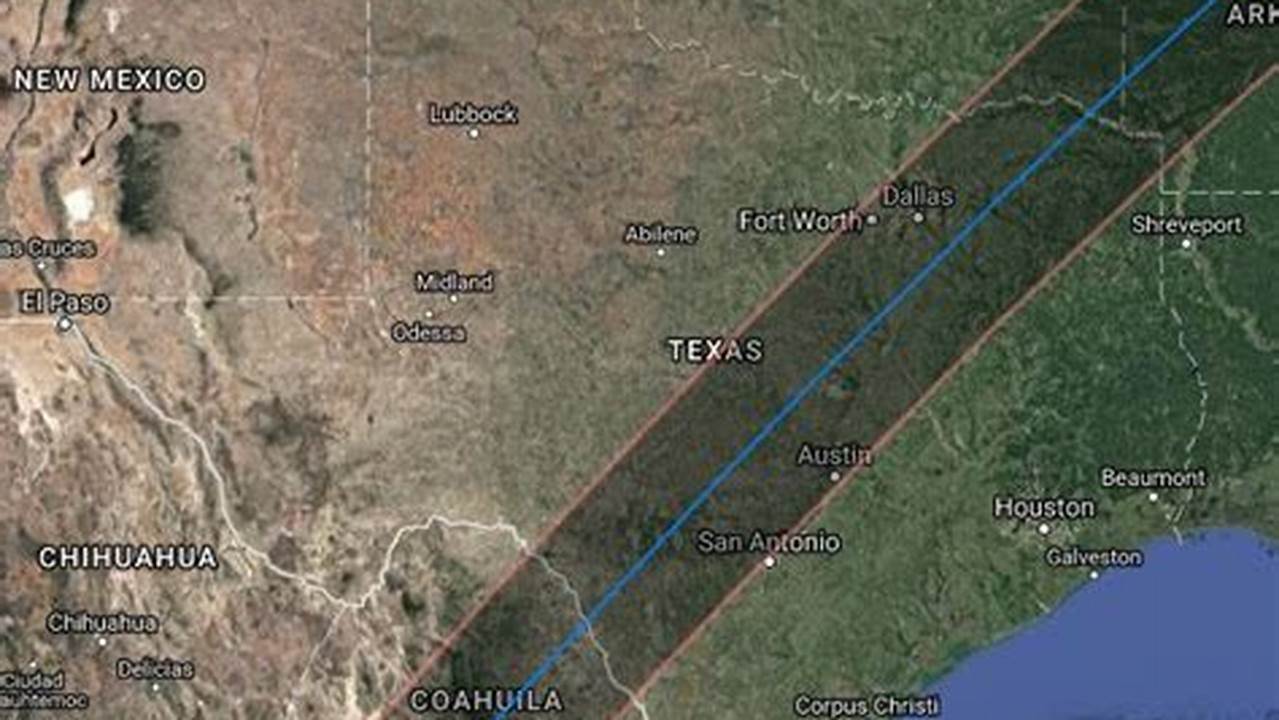 According To Traveltexas , The Path Of Totality Will Begin Before 1, 2024