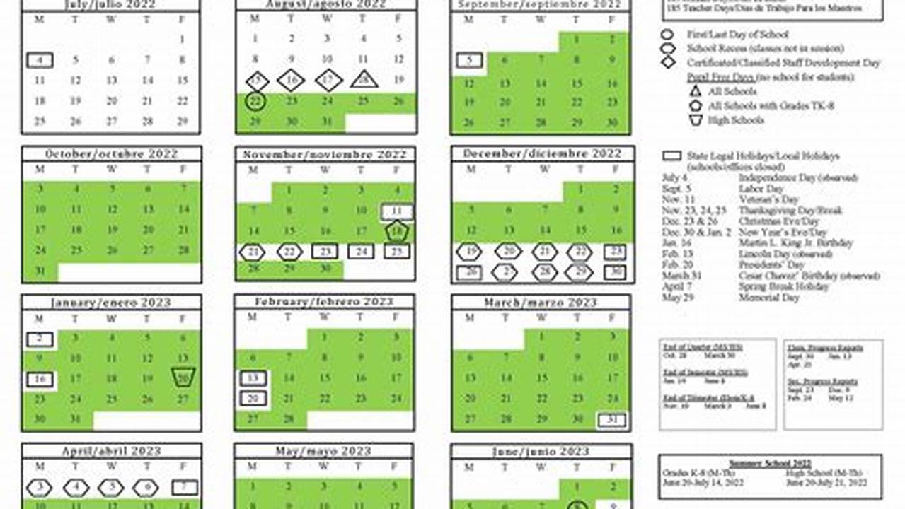 Aces School Calendar 2024-2024