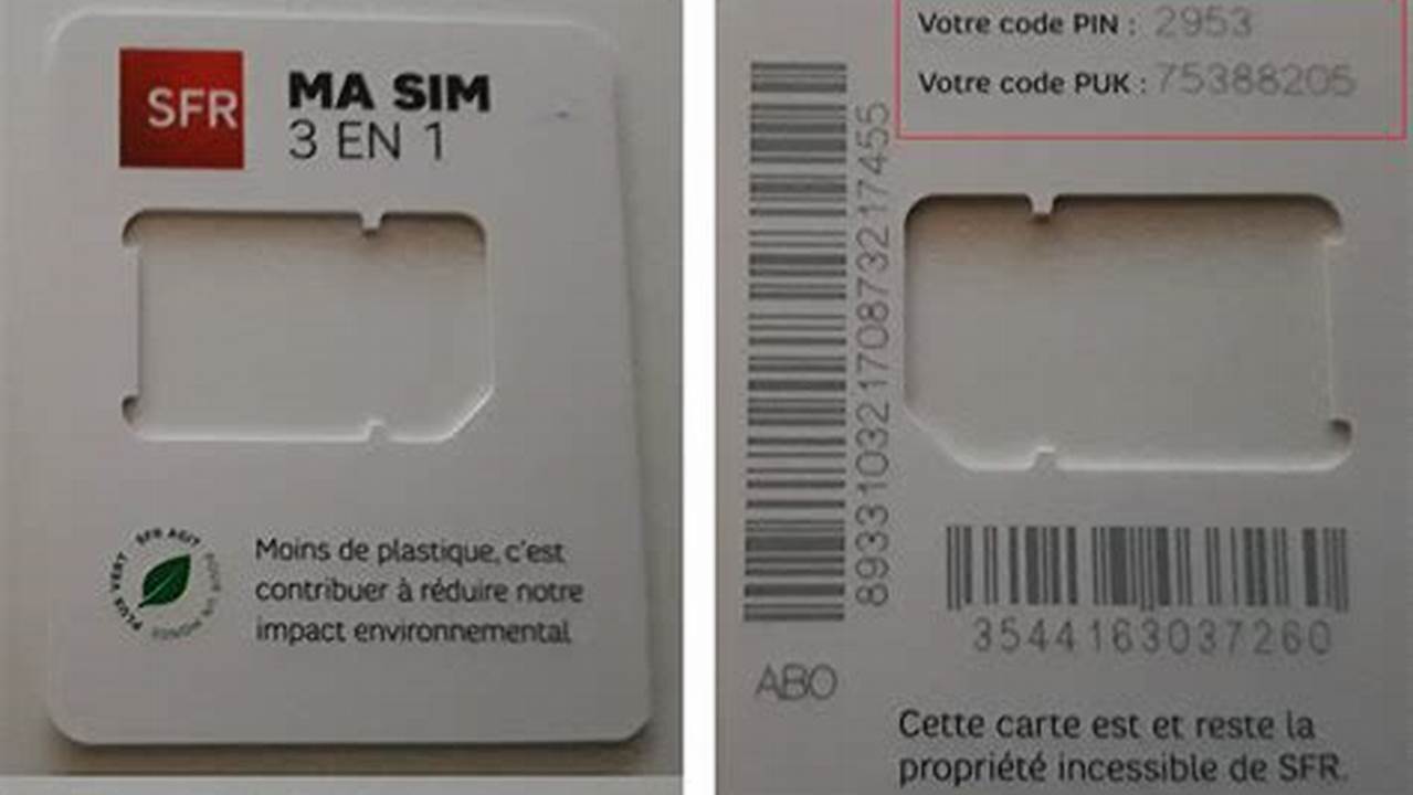 Activer Ma Nouvelle Carte Sim Red By Sfr