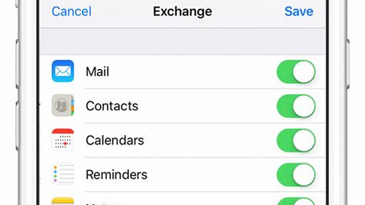 Add Exchange Calendar To Iphone