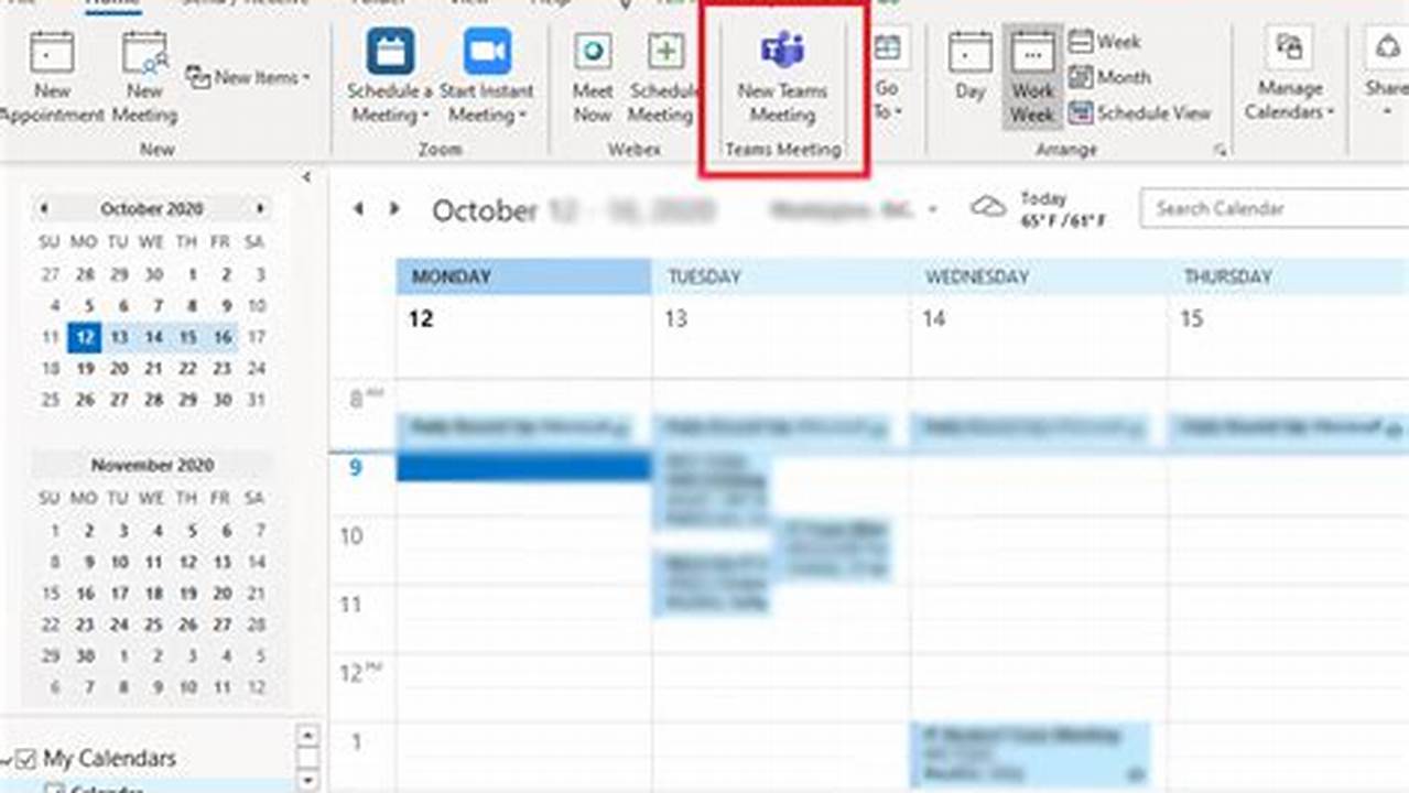 Adding Teams Meeting To Calendar