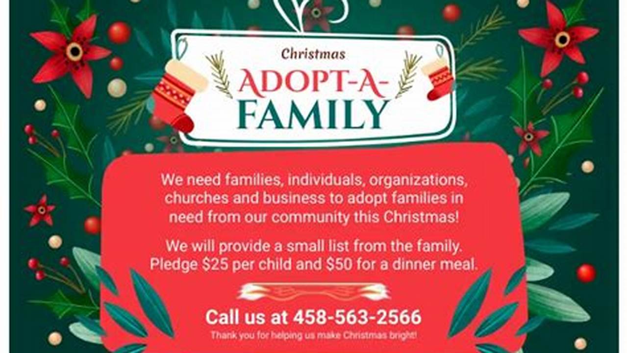 Adopt A Family For Christmas 2024 Denver