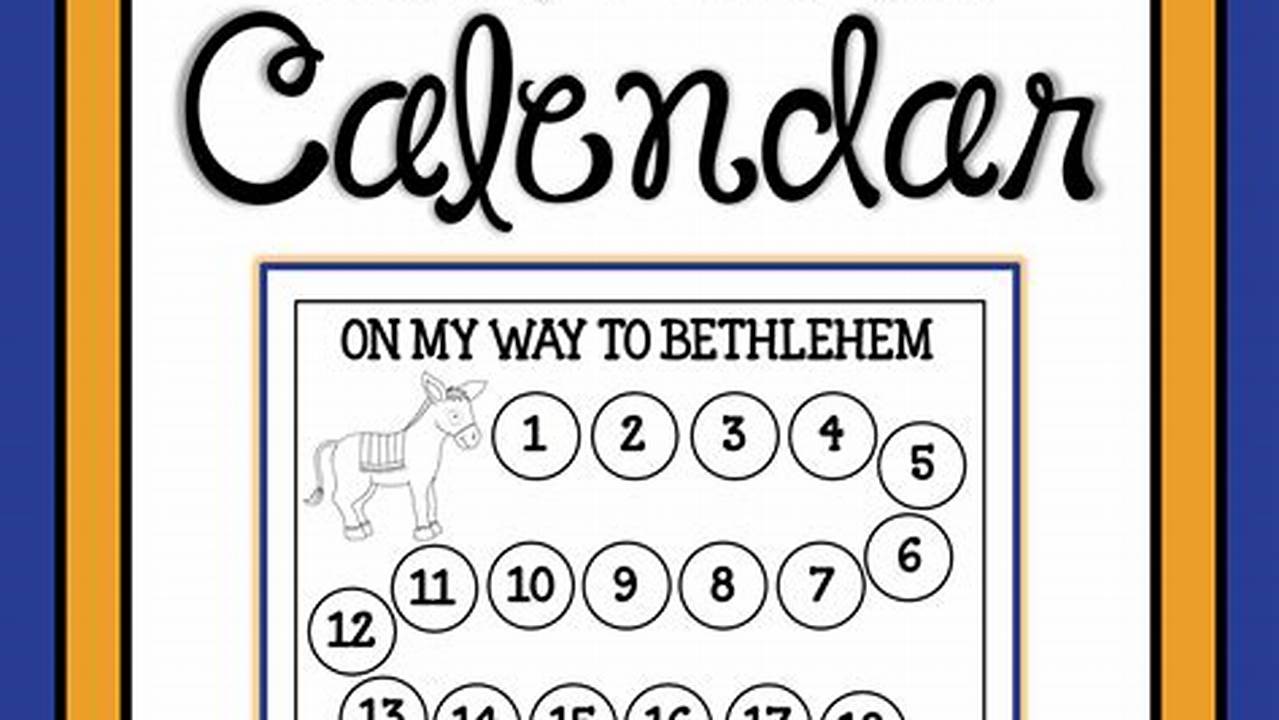 Advent Calendar Kindergarten
