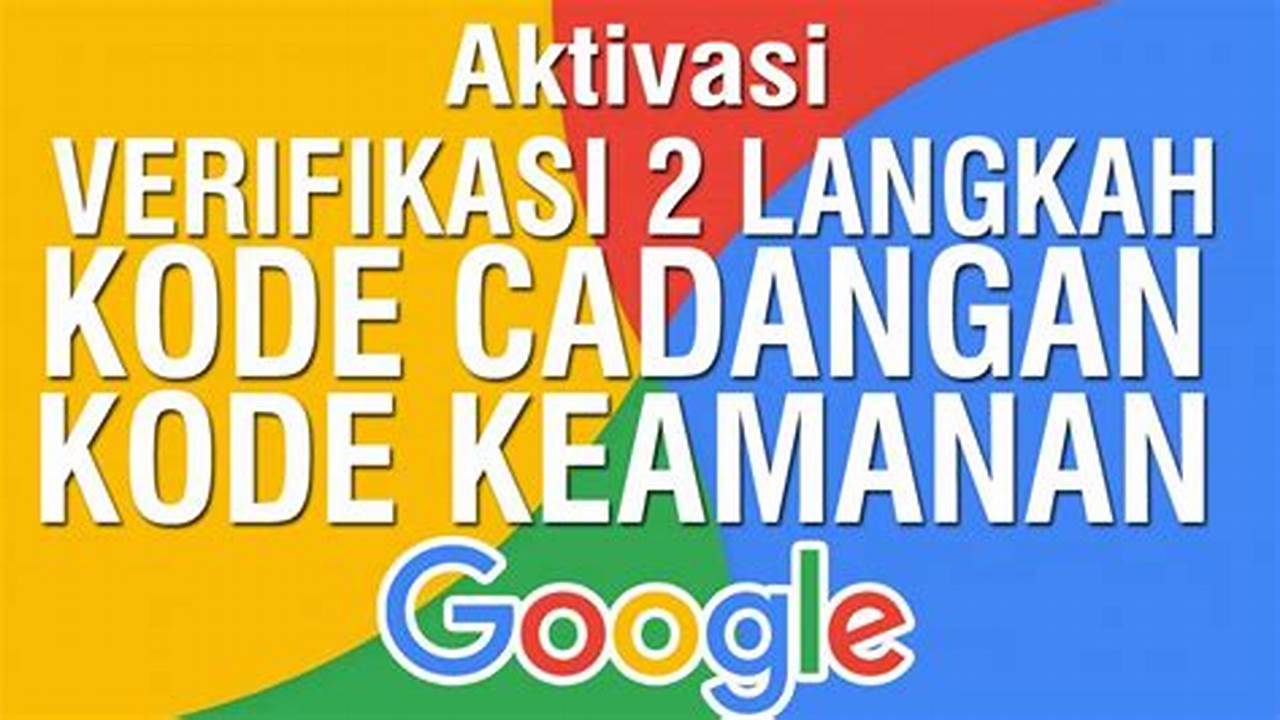 Aktivasi Verifikasi Dua Langkah, Tutorial