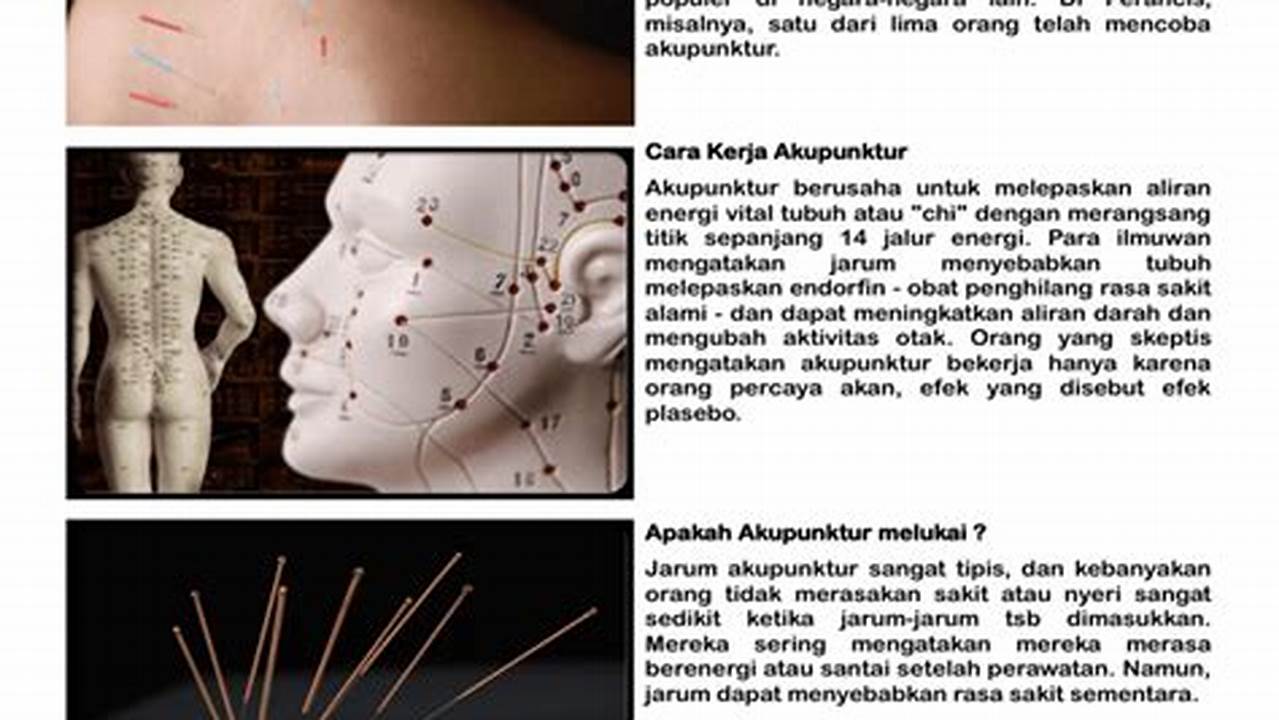 Akupunktur, Tips Kesehatan