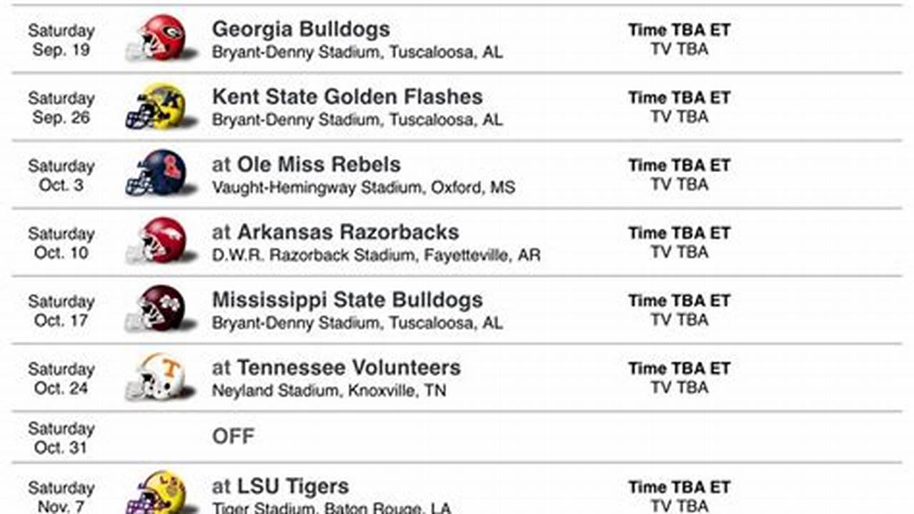 Alabama High School Football Schedule 2024