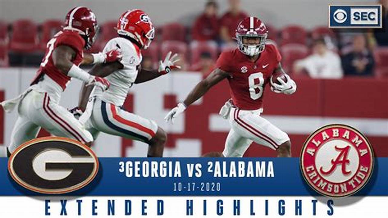 Alabama Vs Georgia 2024 Channel And Time