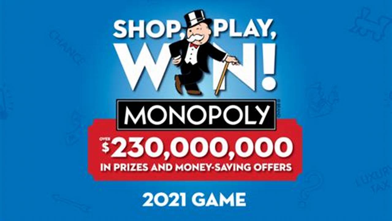 Albertsons Monopoly Board 2024 Printables For