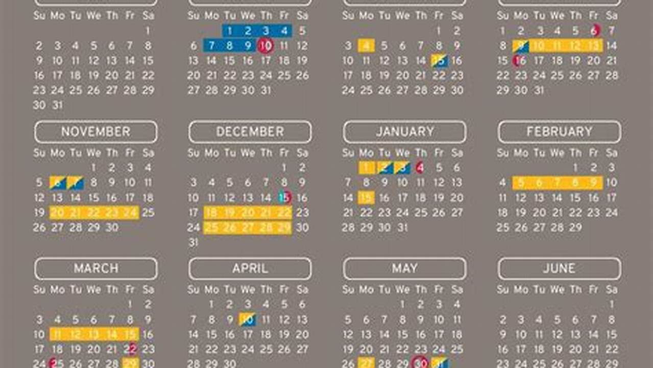 Aldine Calendar 2024