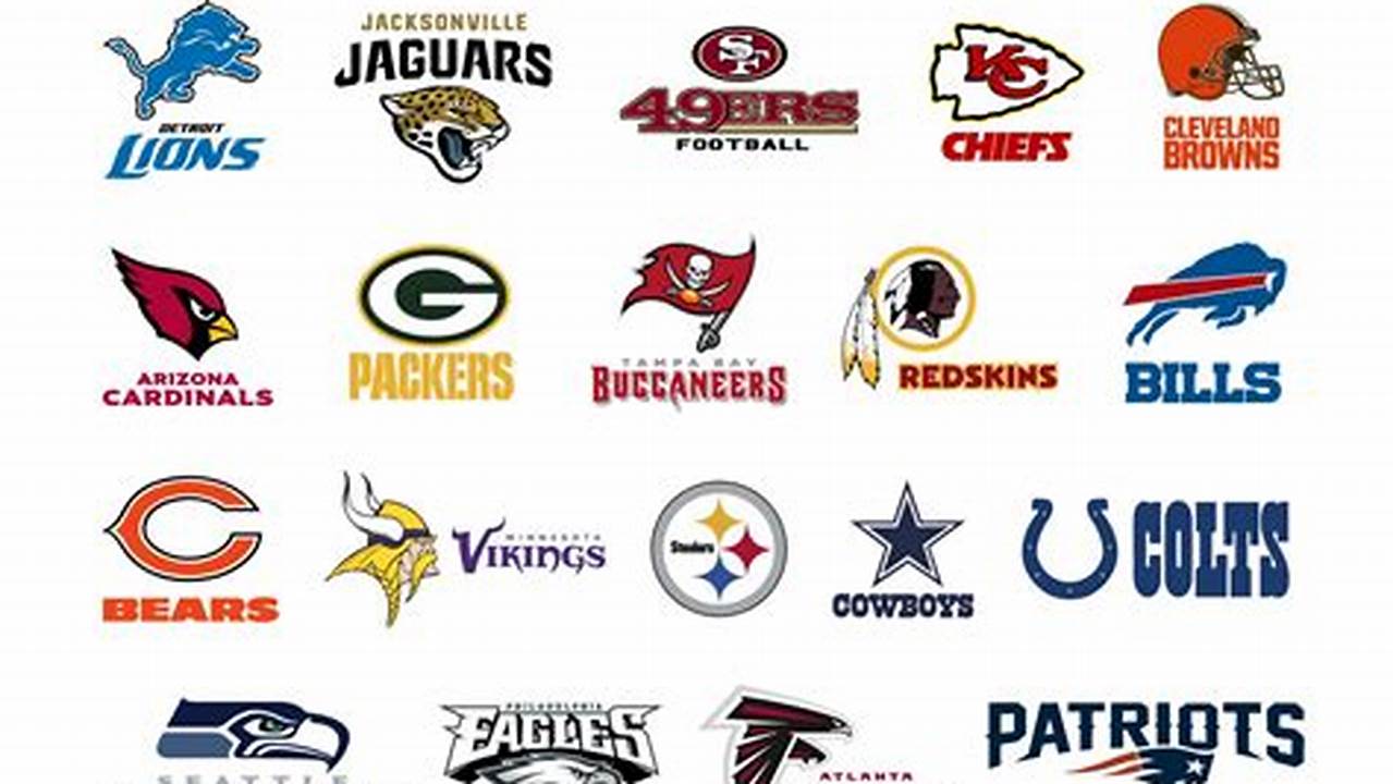 All 32 Nfl Teams Logos 2024