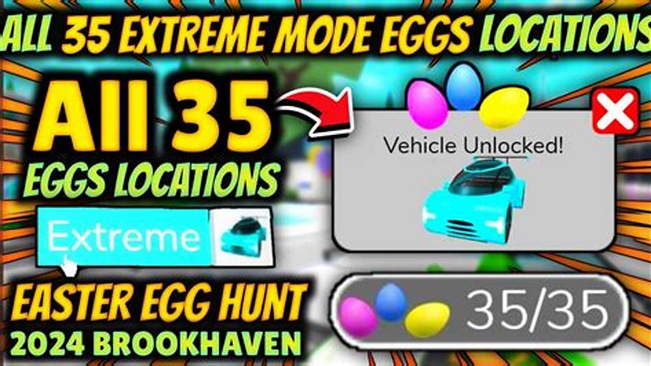 All 35 Extreme Egg Locations In Roblox Brookhaven!, 2024