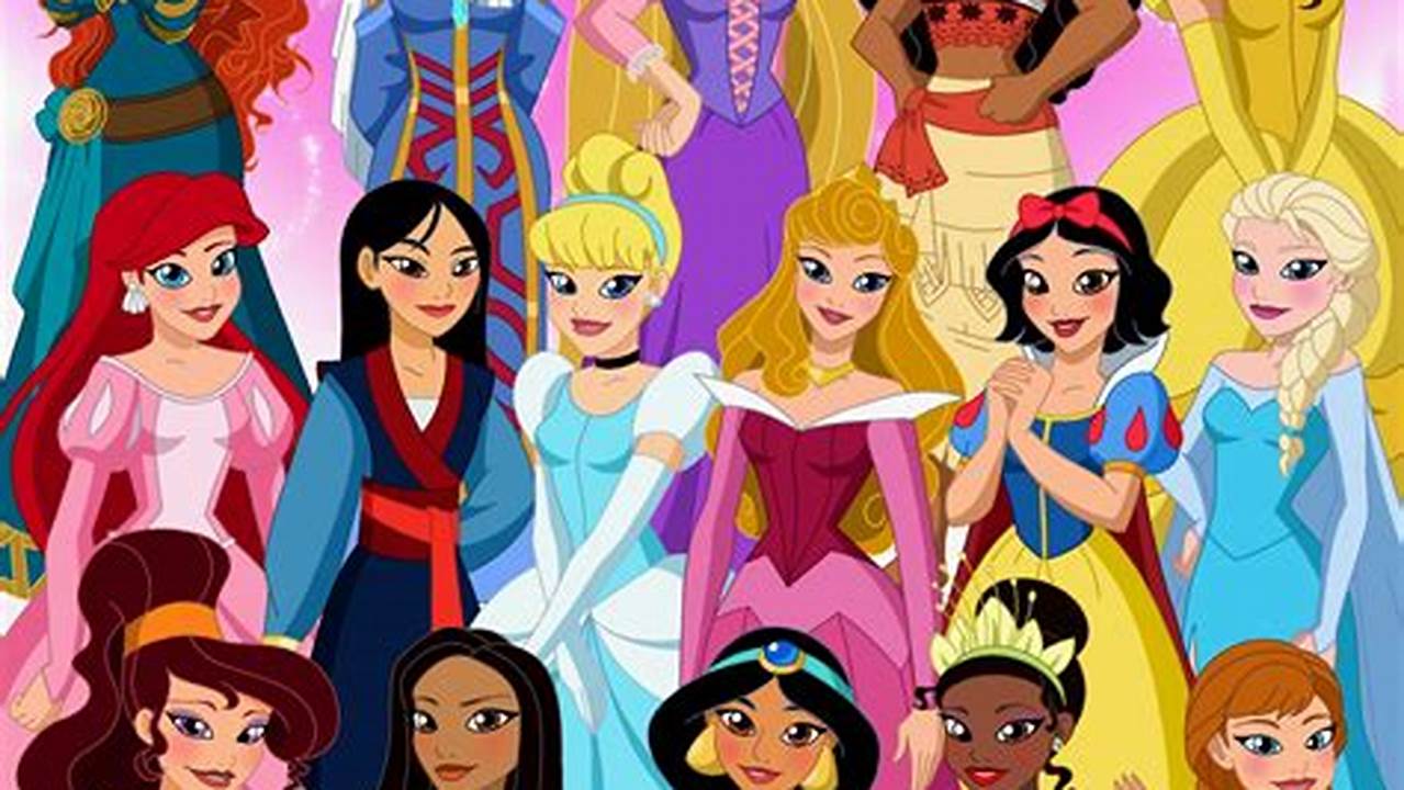 All Disney Princesses 2024
