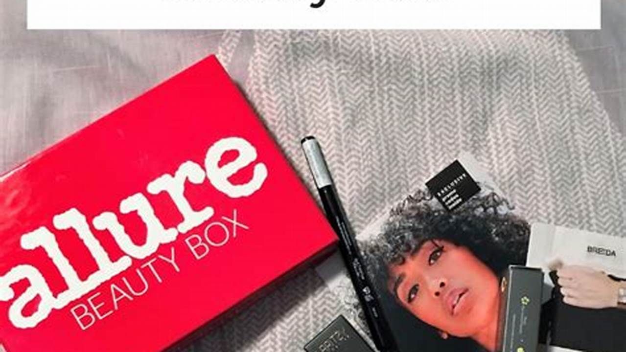 Allure Beauty Box August 2024