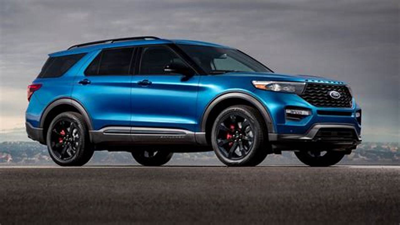Although Its Primary Purpose Is Shuttling Suburban Families, The 2024 Ford Explorer Also Has Rugged Looks To Go Along With The Chrome Letters., 2024