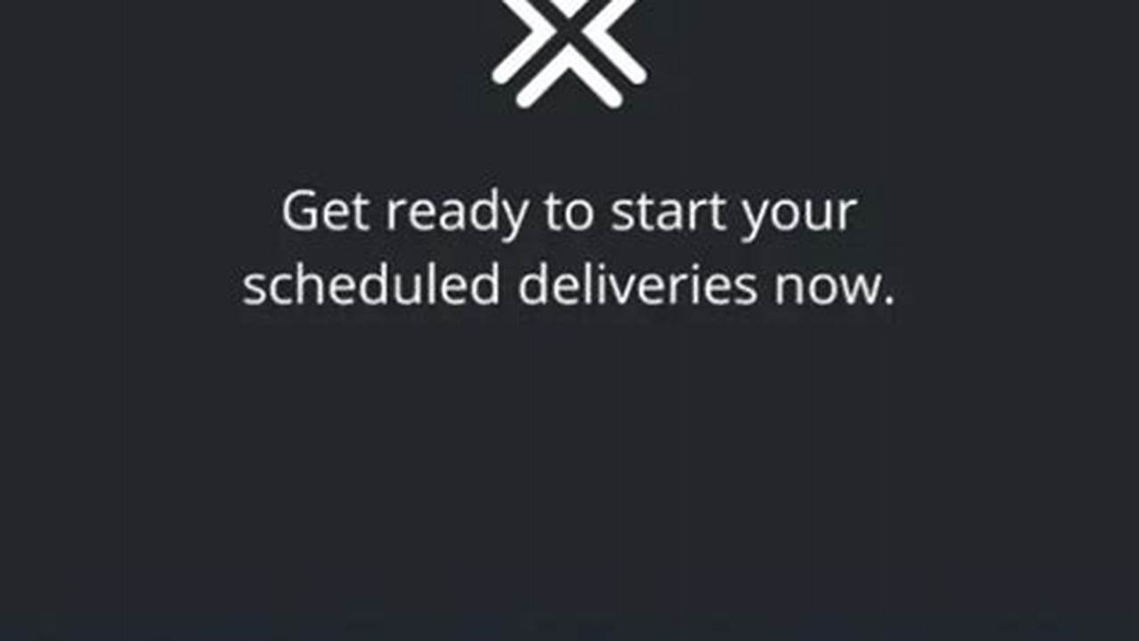 Amazon Flex App Calendar