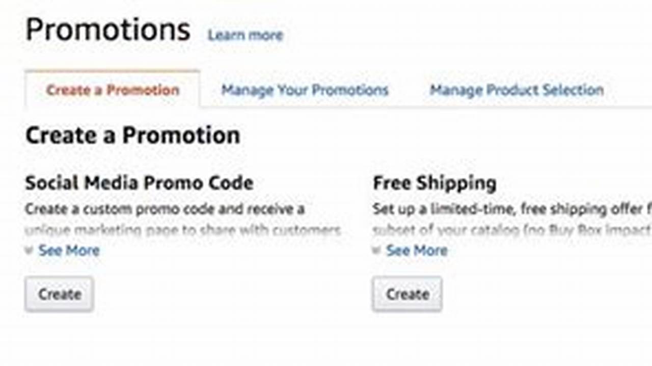 Amazon Promotion Code 2024