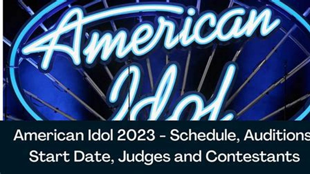 American Idol 2024 Schedule Tv9 Kannada