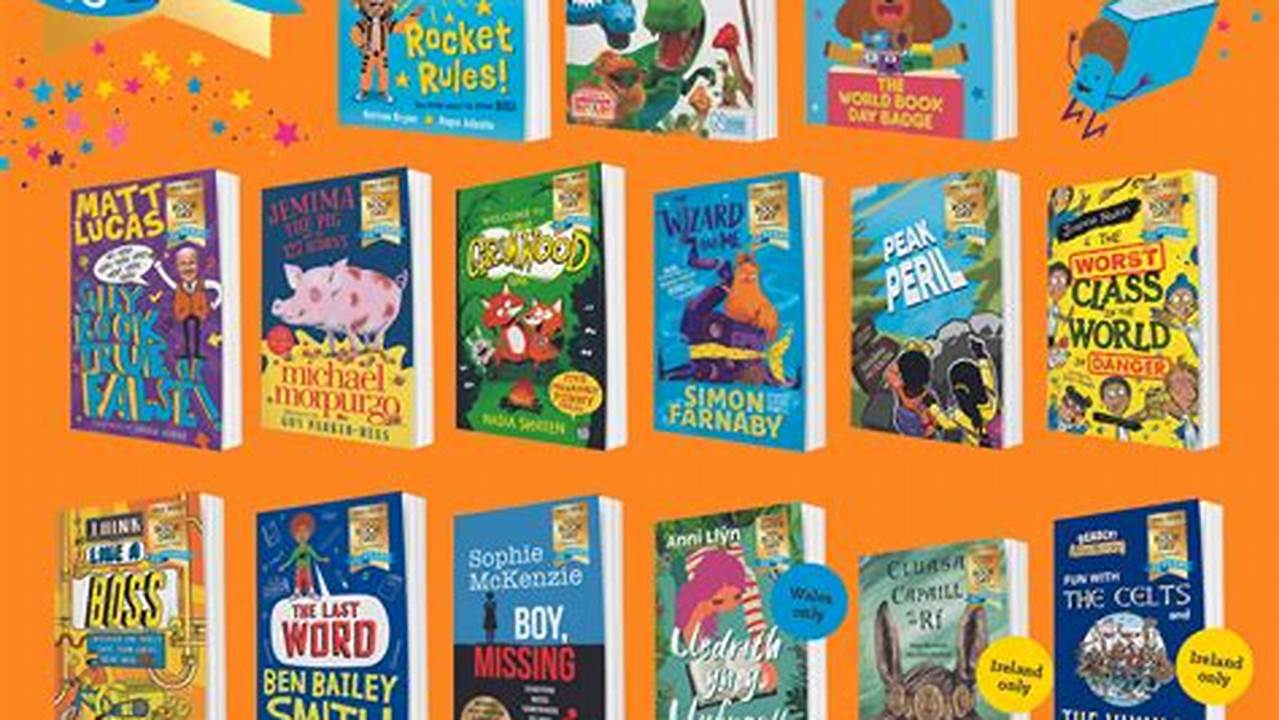 An Amazing Selection Of Books By Some Really Cool Authors For Just £1, Or Free With The World Book Day Tokens Given., 2024