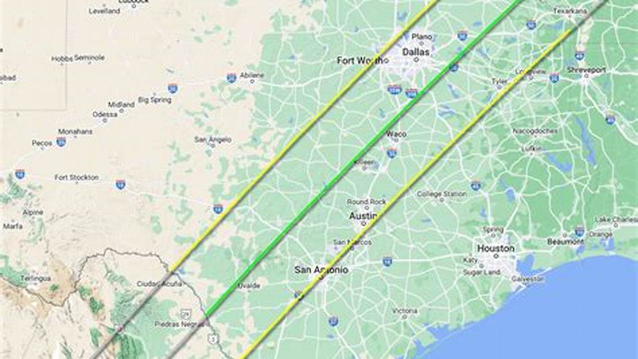 An Eclipse Path Sweeps Across Central Mexico, Parts Of Texas, Oklahoma, Arkansas,., 2024