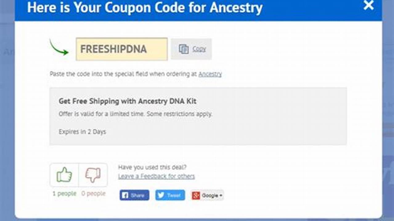 Ancestry Discount 2024