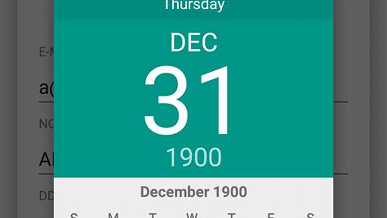 Android Calendar Get Year
