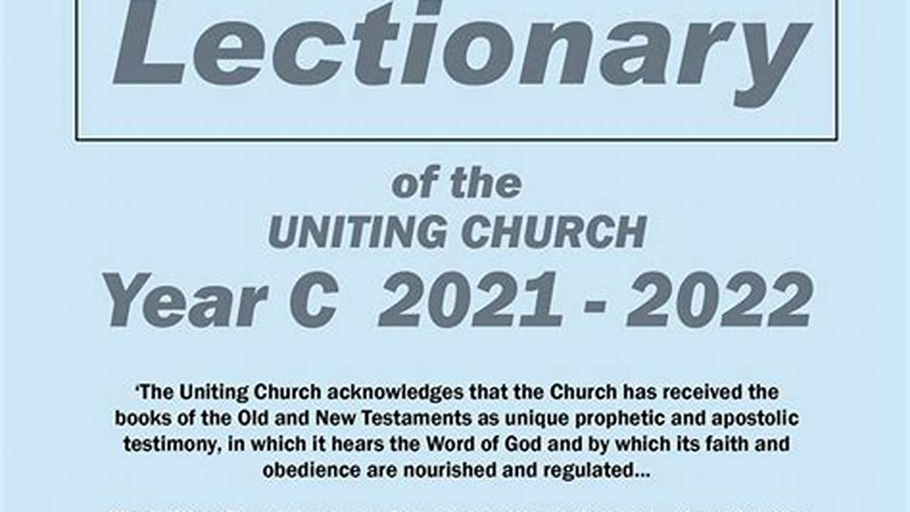 Anglican Lectionary 2024 Year A