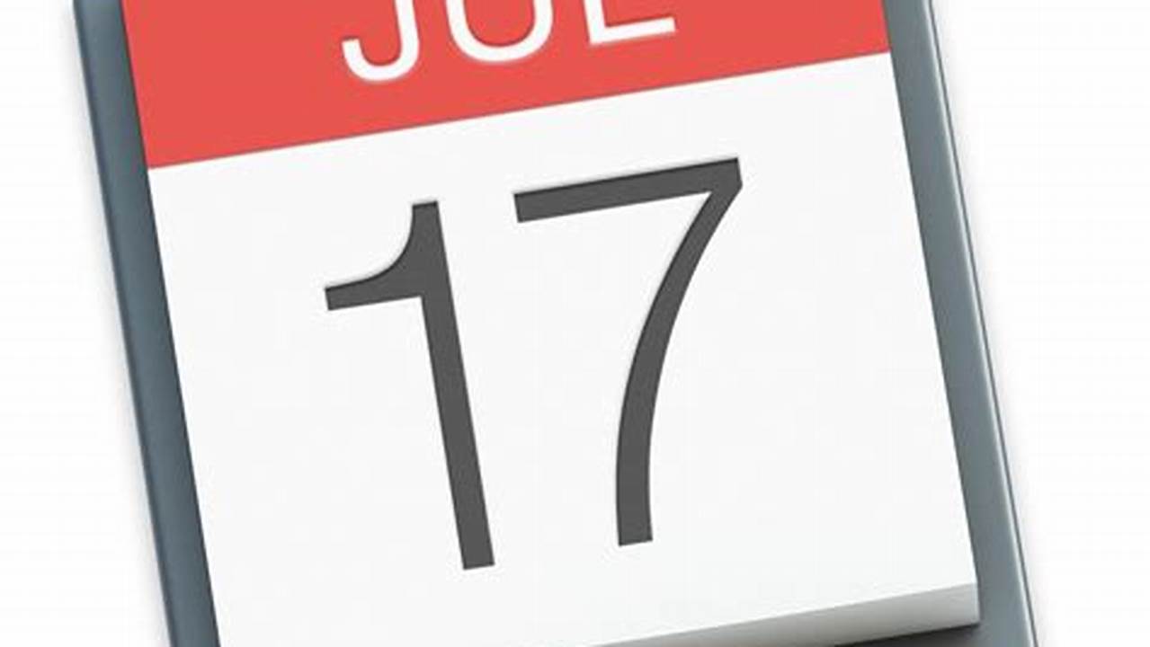 Apple Calendar Icon Png