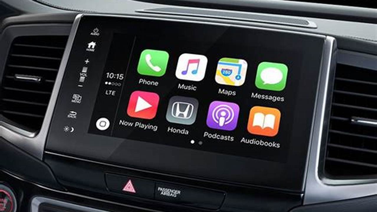 Apple Carplay Honda Ridgeline 2024