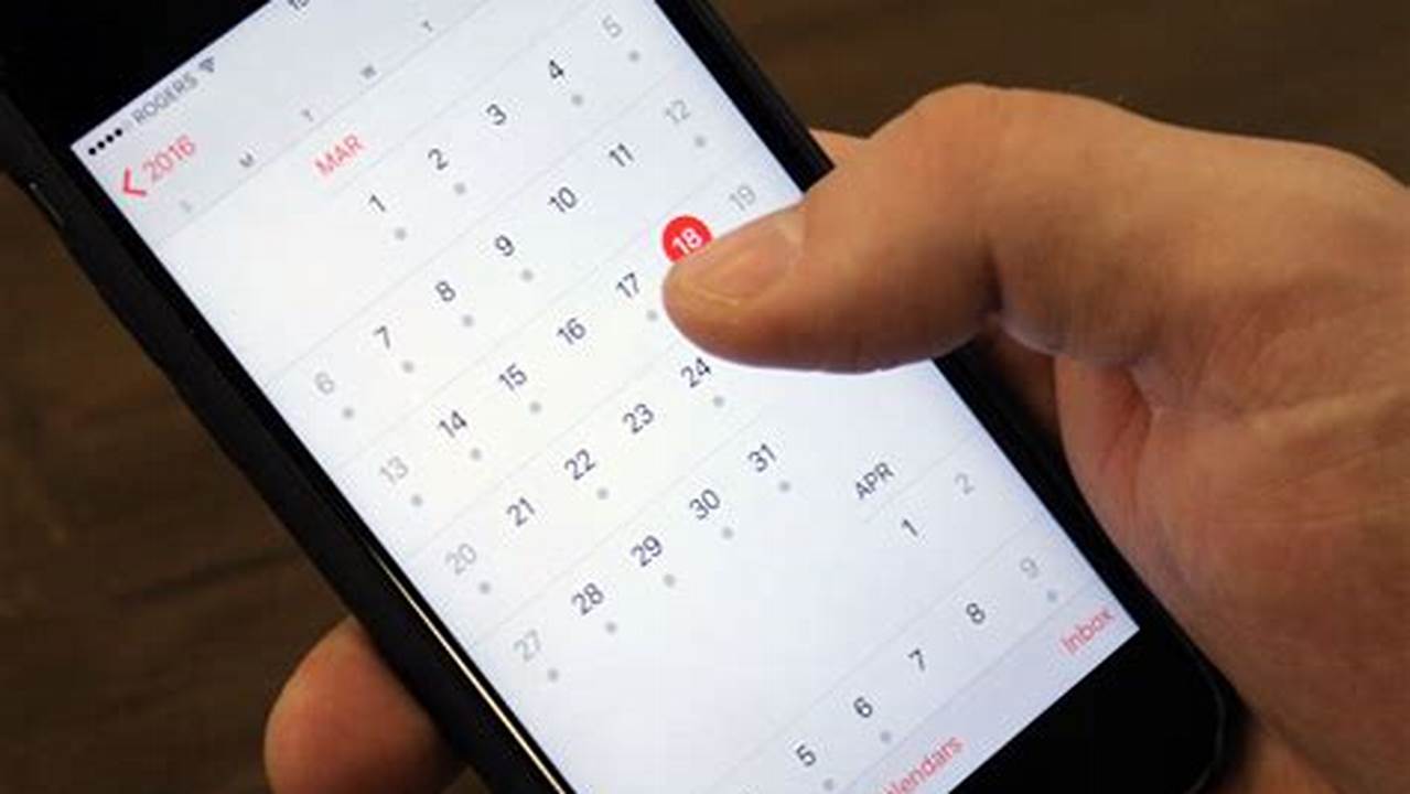 Apple Iphone Calendar