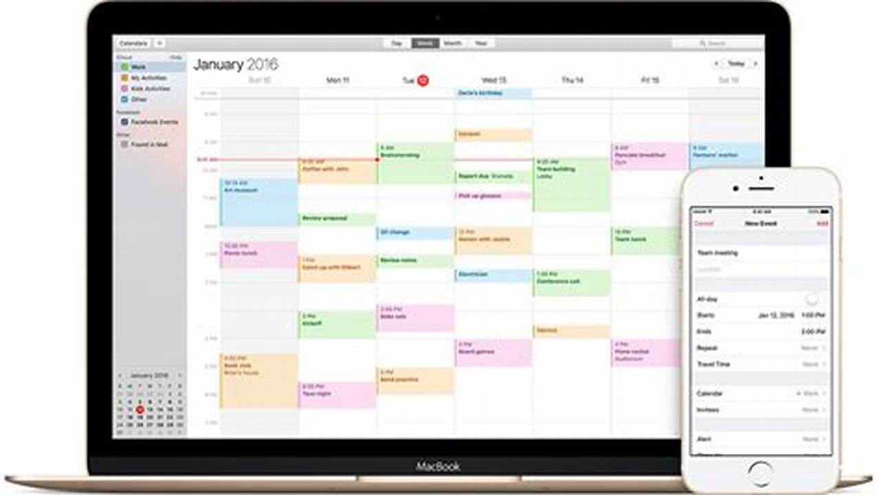 Apple Photos Calendar