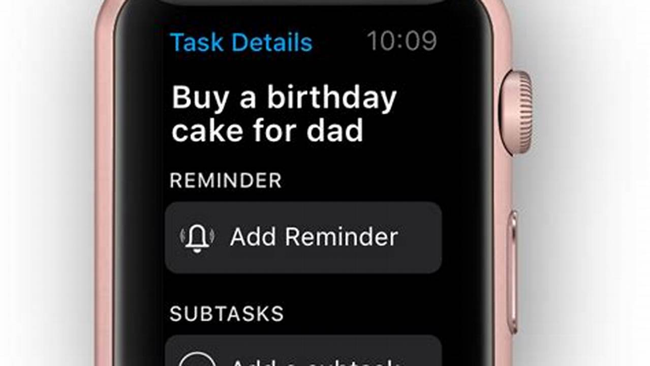 Apple Watch Calendar Notifications