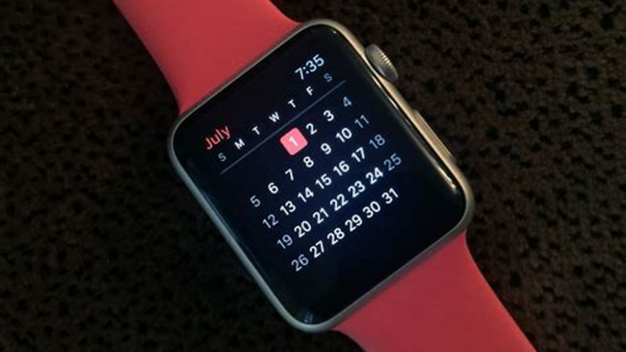 Apple Watch Outlook Calendar