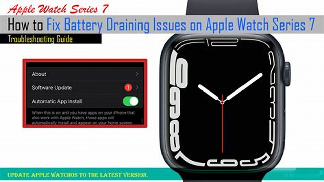 Apple Watch Ultra Battery Drain After Update