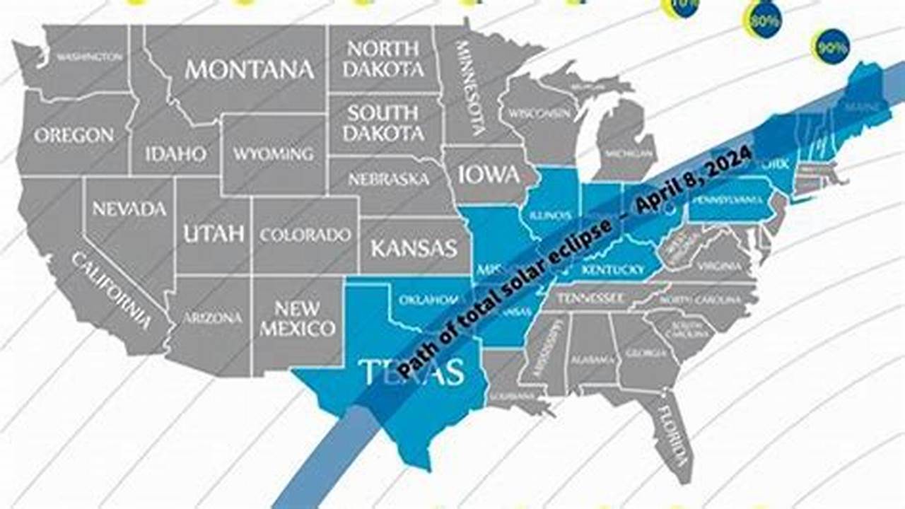 April 2024 Total Eclipse Path