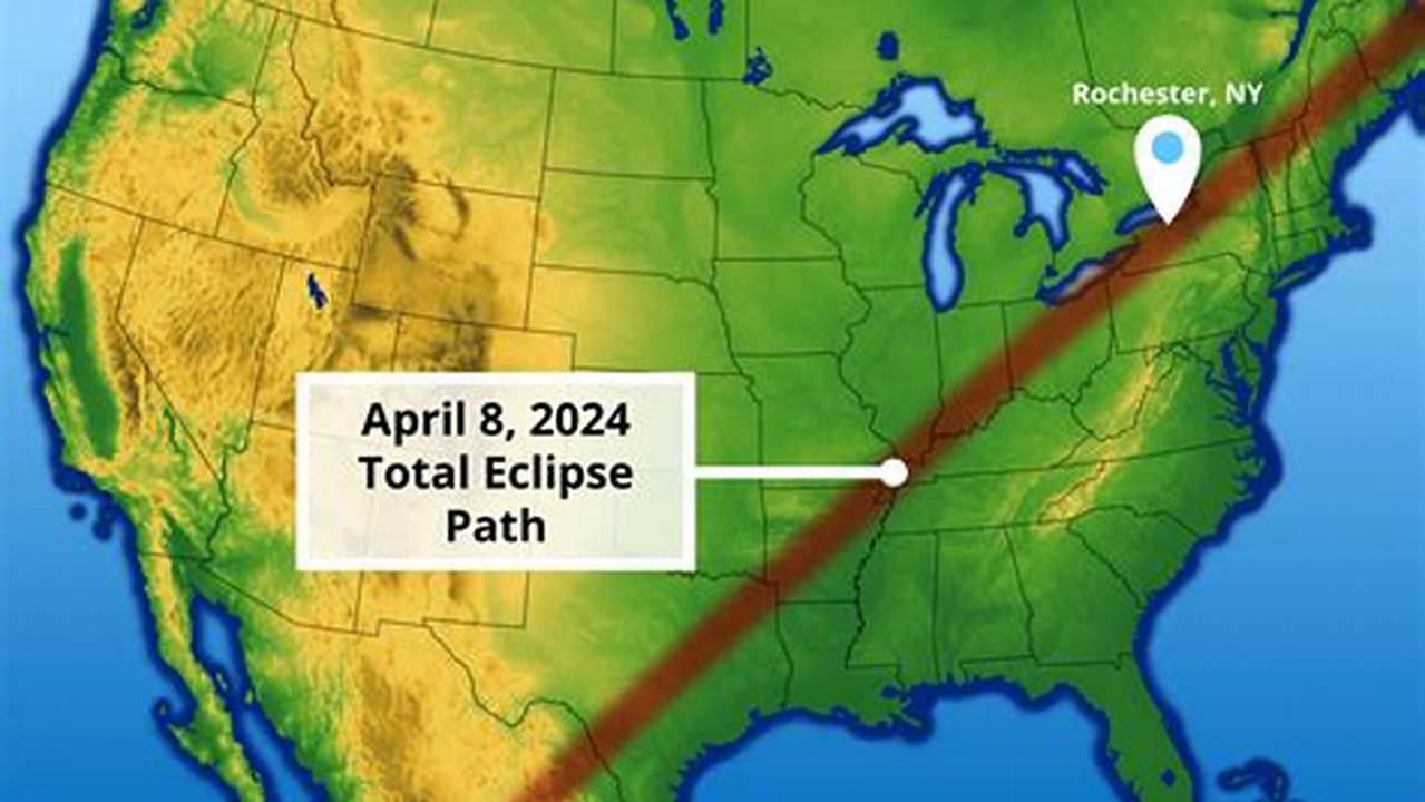 April 8 2024 Eclipse Path Of Totality