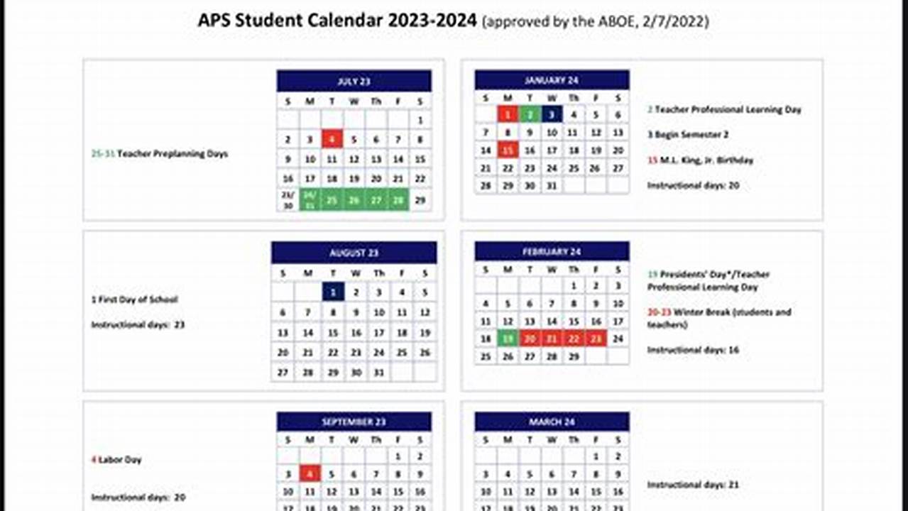 Aps Calendar 2024-24