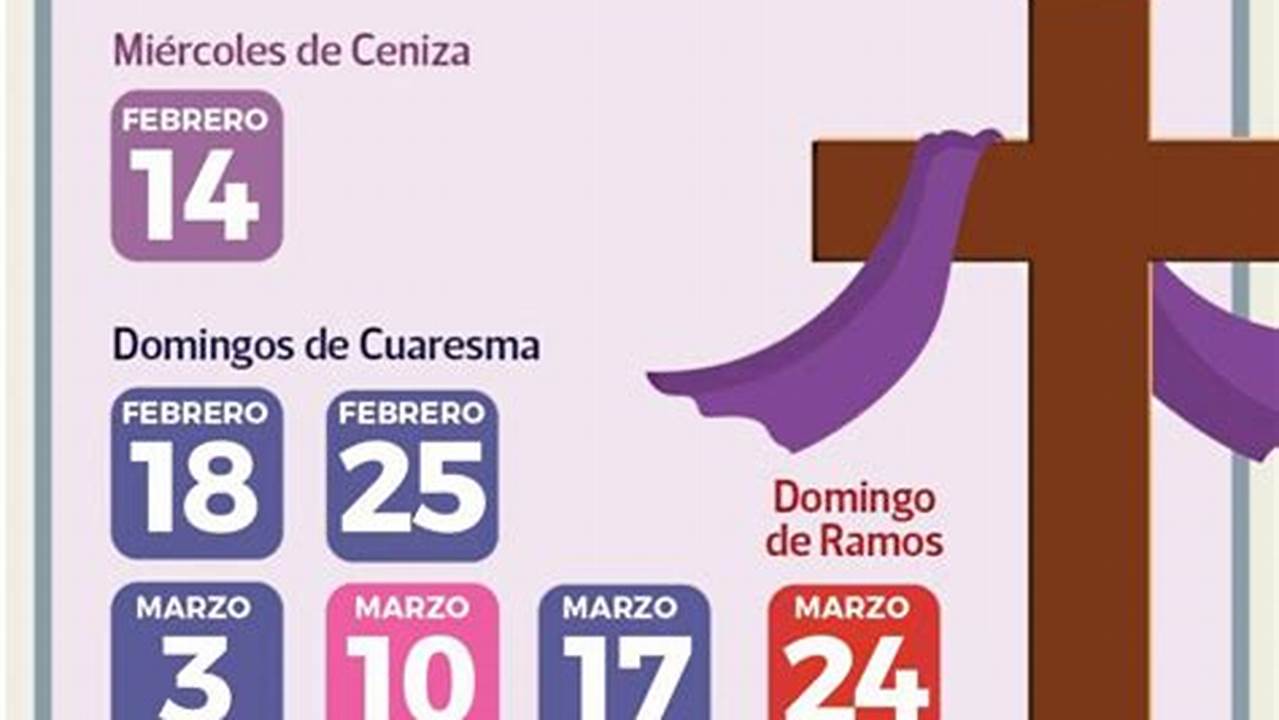 Aquí Encontrarás Las Fechas De Semana Santa 2024 Y Semana Santa 2025 Entre Otros., 2024